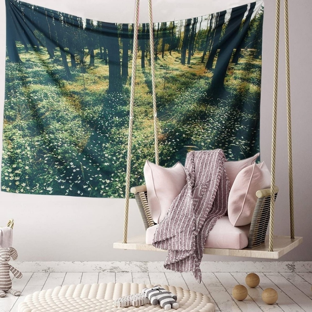 Urban Outfitters Forest Meadow Moonbeam Tapestry
